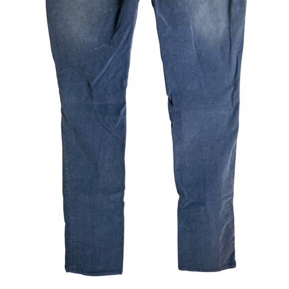 Pilcro and the Letterpress Pants Size 29 Blue Corduroy Straight Leg Vintage Slim - Picture 8 of 9